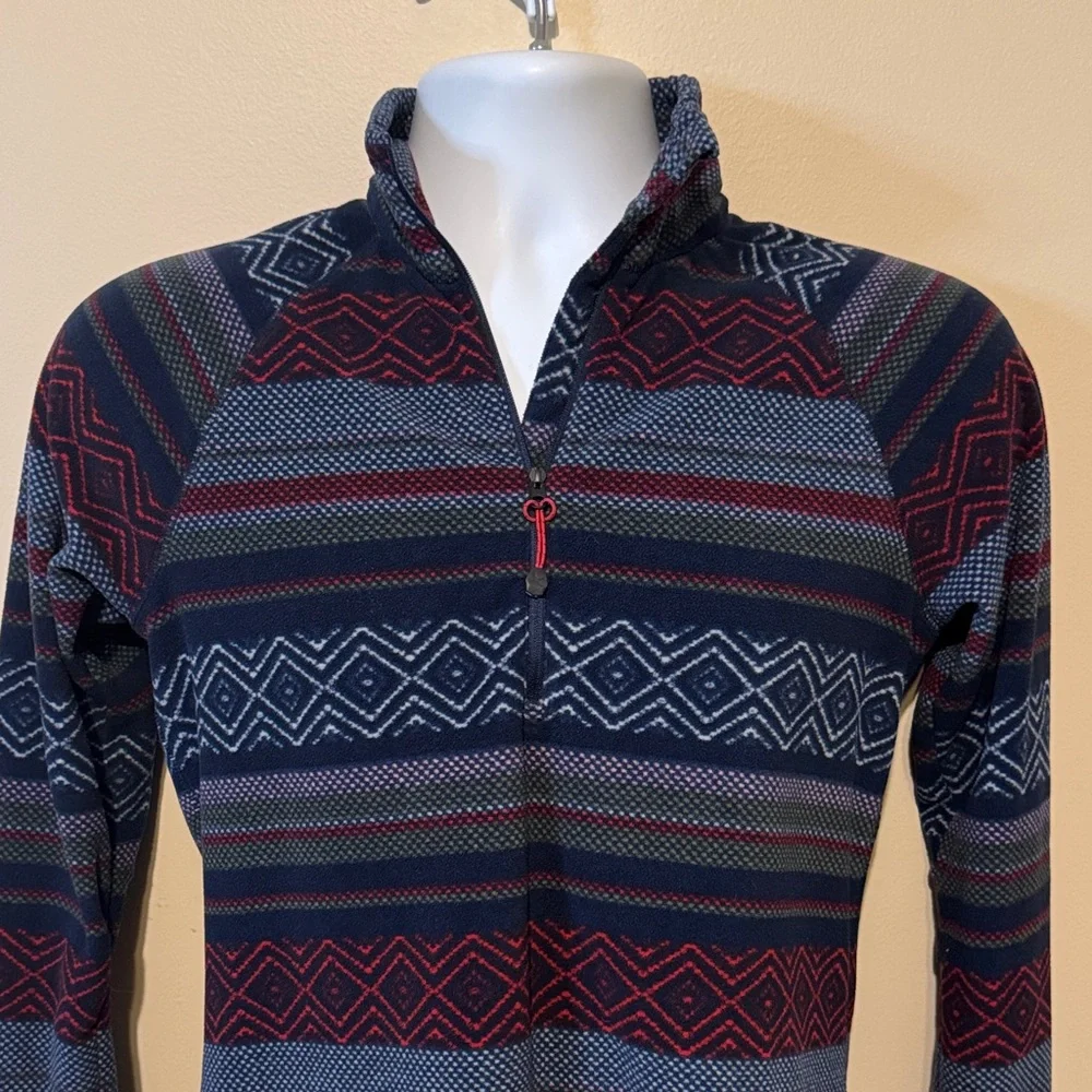 Eddie Bauer Multicolor Patterned Cowl Fleece - Picture 4 of 9